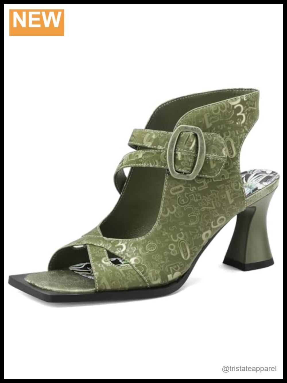 Faux Leather Chunky Heel Gladiator Sandals